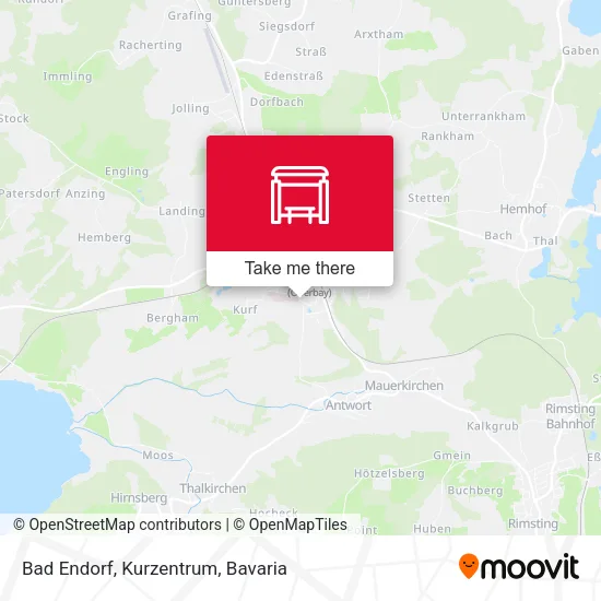 Карта Bad Endorf, Kurzentrum