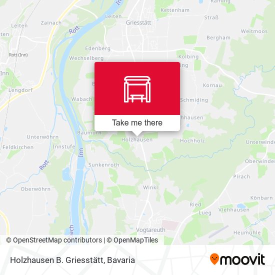 Holzhausen B. Griesstätt map
