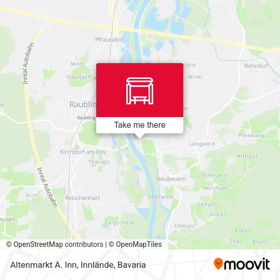 Карта Altenmarkt A. Inn, Innlände