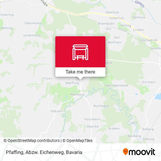 Pfaffing, Abzw. Eichenweg map