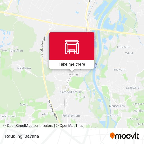 Карта Raubling
