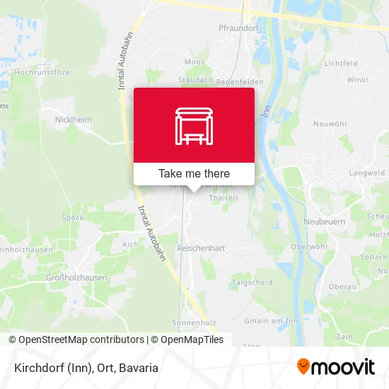 Карта Kirchdorf (Inn), Ort