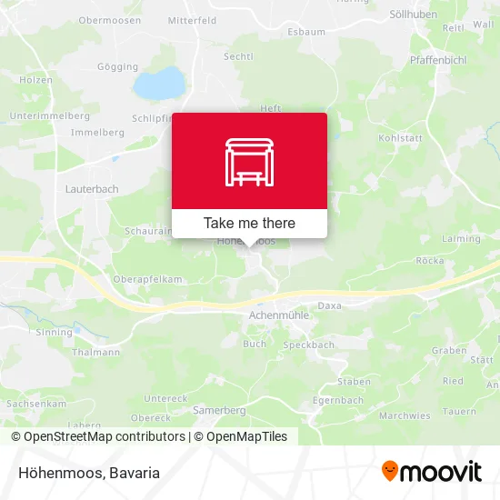 Карта Höhenmoos
