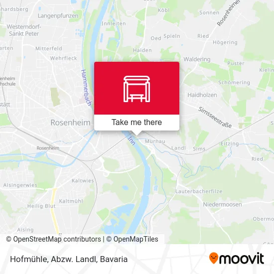 Карта Hofmühle, Abzw. Landl