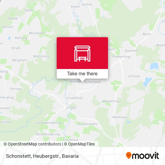 Schonstett, Heubergstr. map