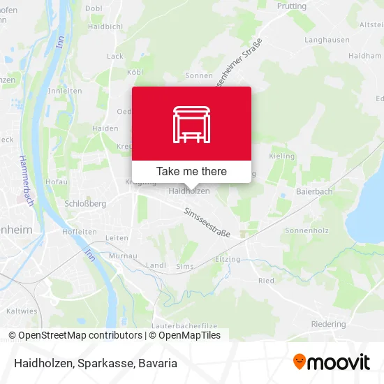 Карта Haidholzen, Sparkasse