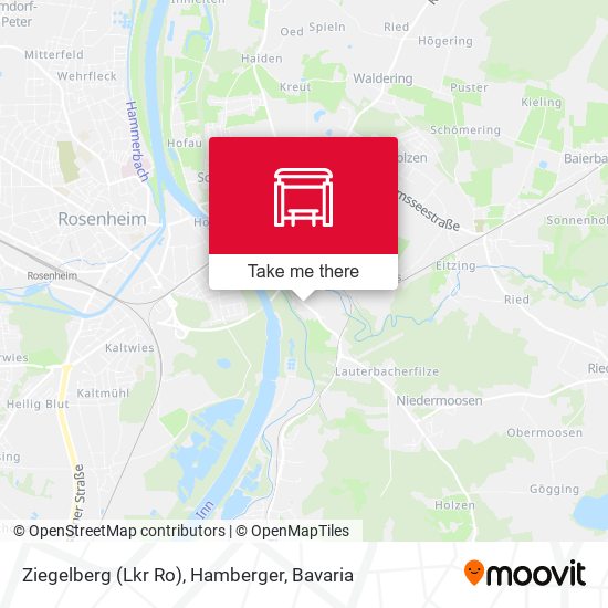 Ziegelberg (Lkr Ro), Hamberger map