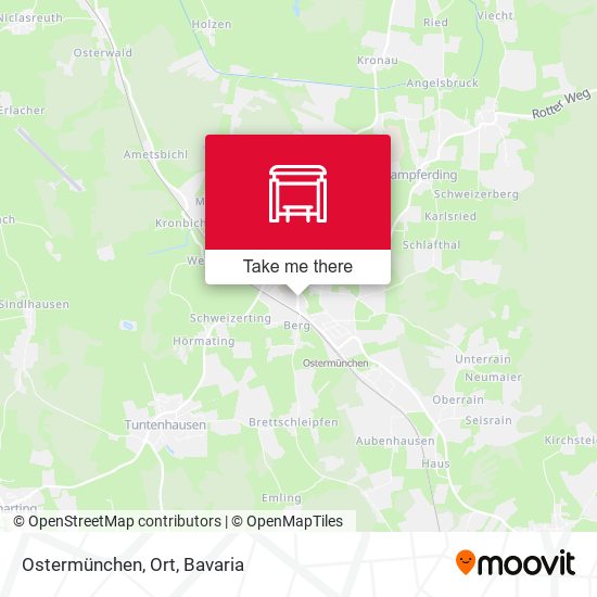 Ostermünchen, Ort map