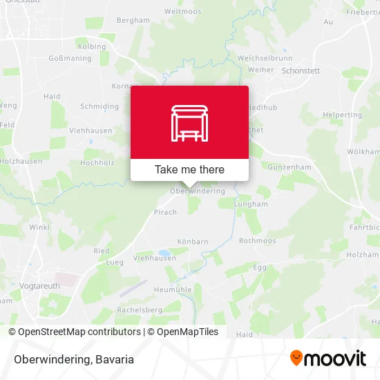 Карта Oberwindering