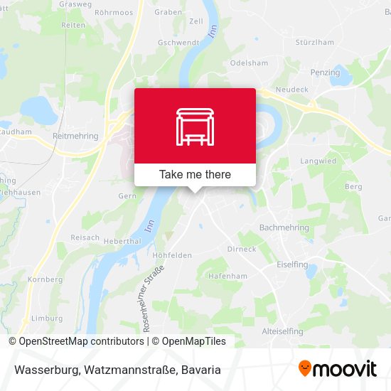 Wasserburg, Watzmannstraße map