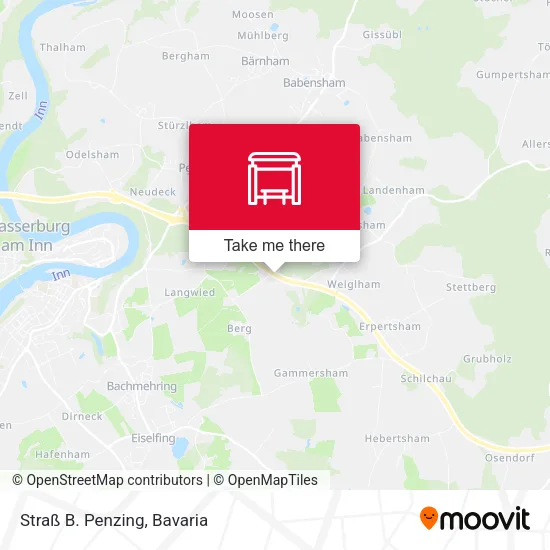 Карта Straß B. Penzing