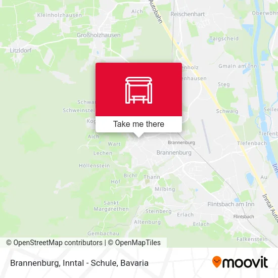 Карта Brannenburg, Inntal - Schule