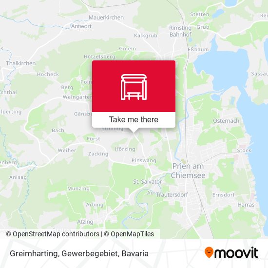 Greimharting, Gewerbegebiet map