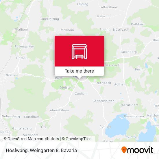Höslwang, Weingarten 8 map