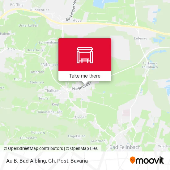 Карта Au B. Bad Aibling, Gh. Post