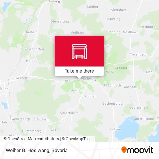 Карта Weiher B. Höslwang