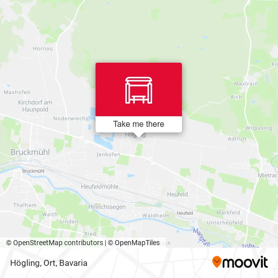 Карта Högling, Ort