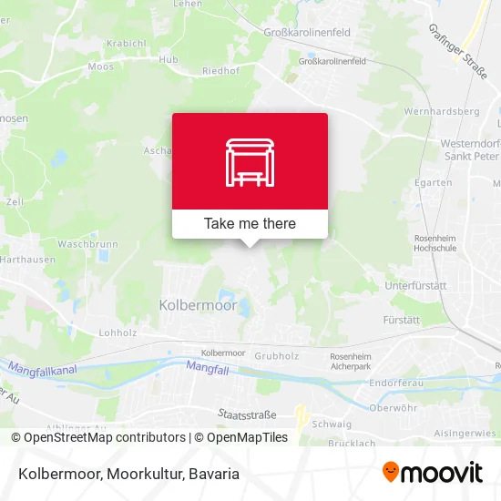 Карта Kolbermoor, Moorkultur