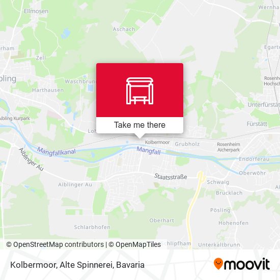 Kolbermoor, Alte Spinnerei map