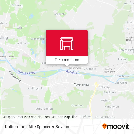 Карта Kolbermoor, Alte Spinnerei