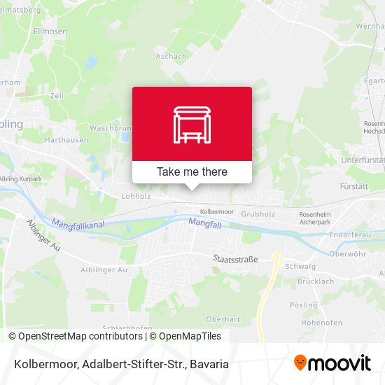 Kolbermoor, Adalbert-Stifter-Str. map
