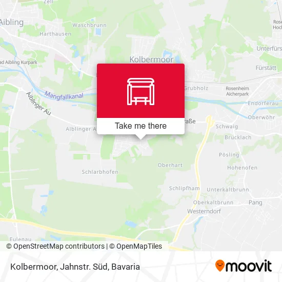 Карта Kolbermoor, Jahnstr. Süd