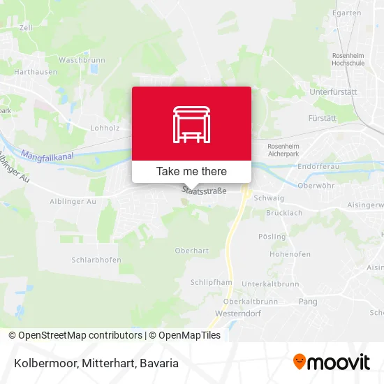 Карта Kolbermoor, Mitterhart