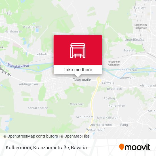 Kolbermoor, Kranzhornstraße map