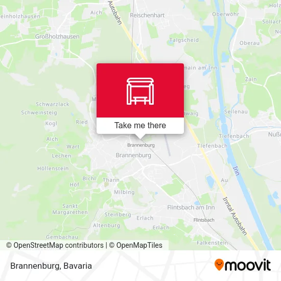Карта Brannenburg