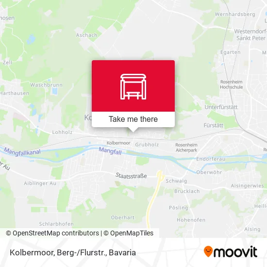 Карта Kolbermoor, Berg-/Flurstr.