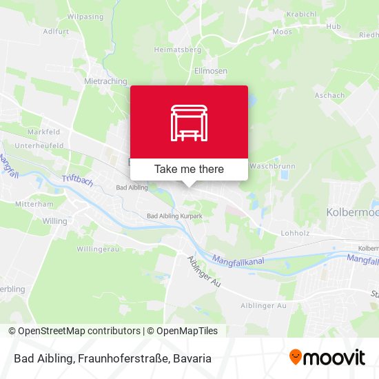 Bad Aibling, Fraunhoferstraße map