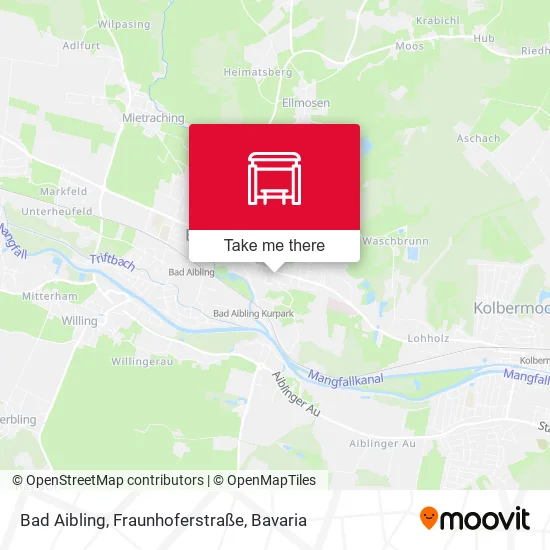Карта Bad Aibling, Fraunhoferstraße
