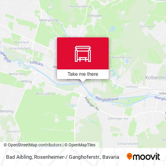 Bad Aibling, Rosenheimer-/ Ganghoferstr. map