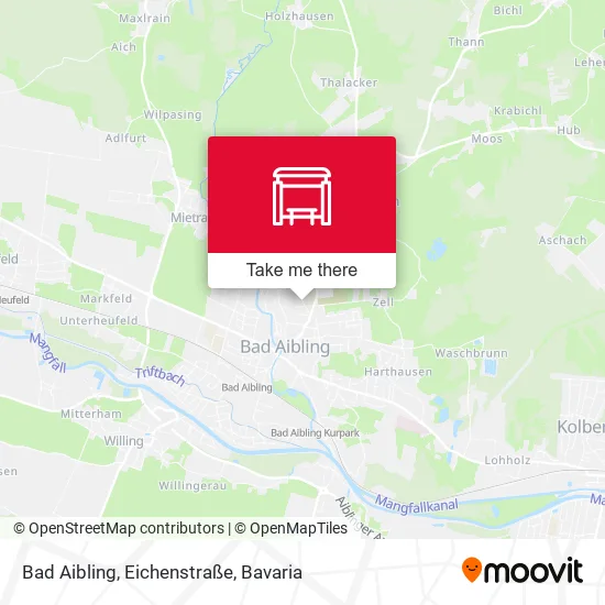 Карта Bad Aibling, Eichenstraße