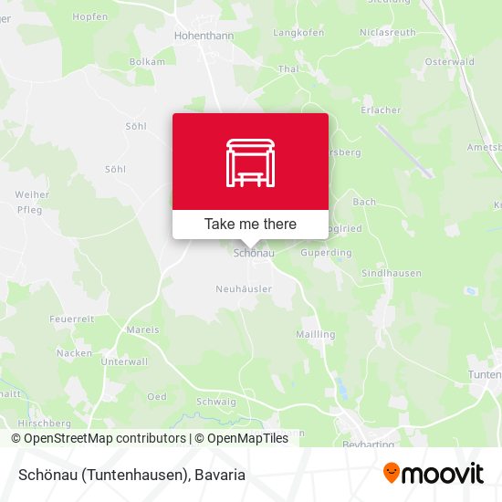 Schönau (Tuntenhausen) map
