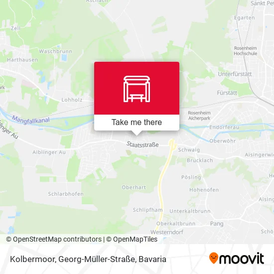 Карта Kolbermoor, Georg-Müller-Straße