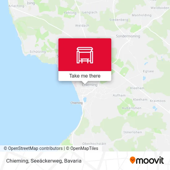 Карта Chieming, Seeäckerweg