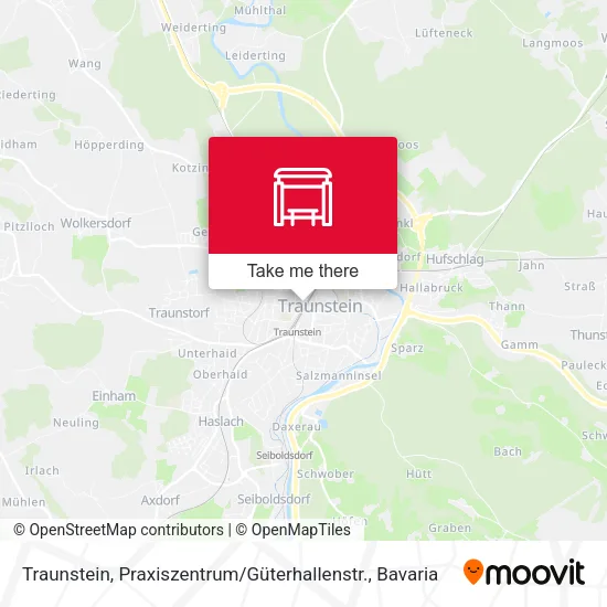 Карта Traunstein, Praxiszentrum / Güterhallenstr.