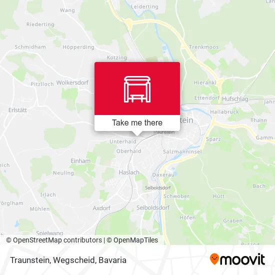 Карта Traunstein, Wegscheid