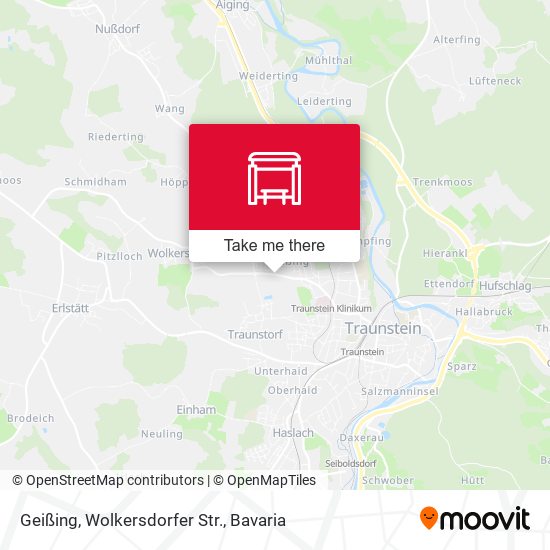 Geißing, Wolkersdorfer Str. map