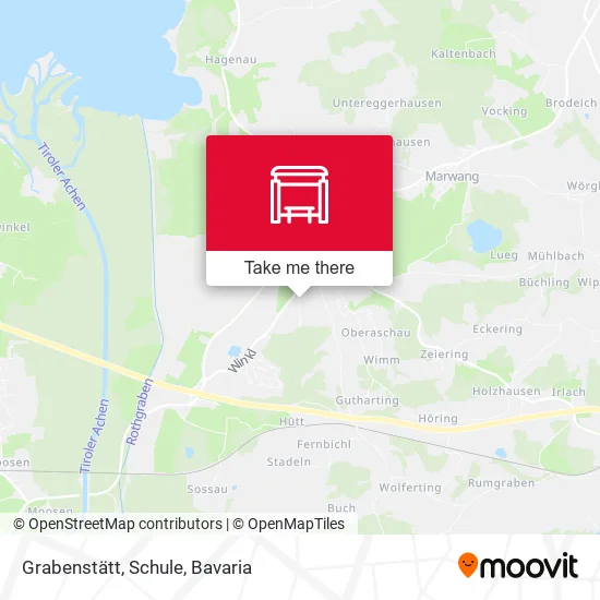 Карта Grabenstätt, Schule