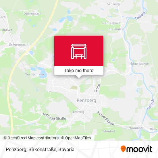 Penzberg, Birkenstraße map