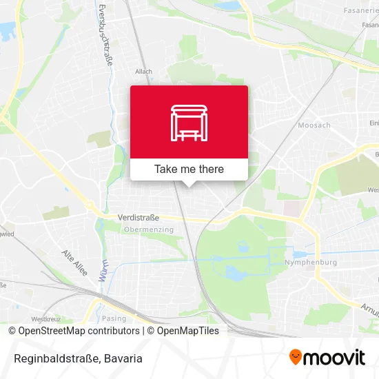 Карта Reginbaldstraße