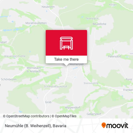 Neumühle (B. Weihenzell) map