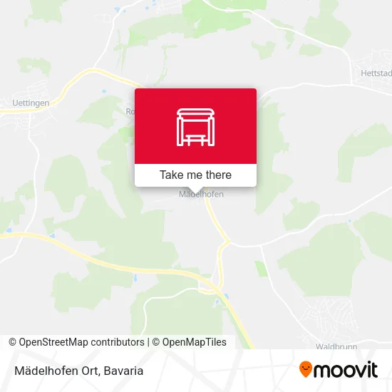 Карта Mädelhofen Ort