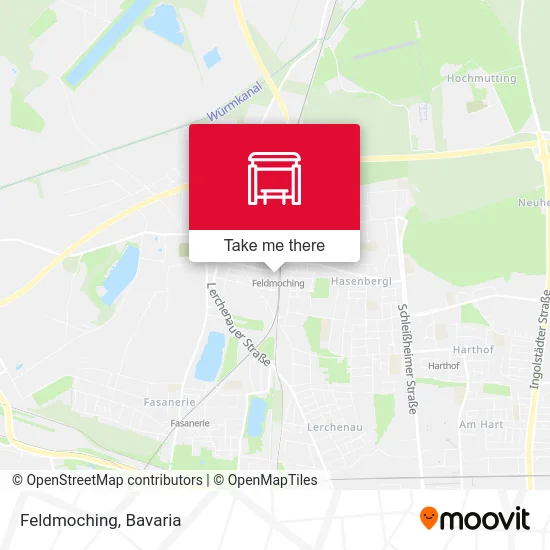 Карта Feldmoching