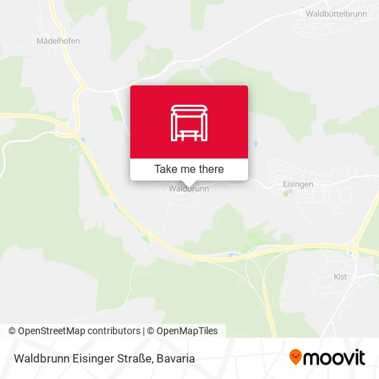 Карта Waldbrunn Eisinger Straße