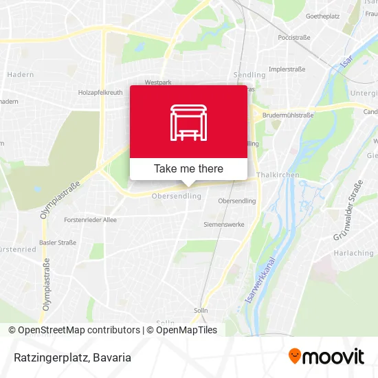 Карта Ratzingerplatz