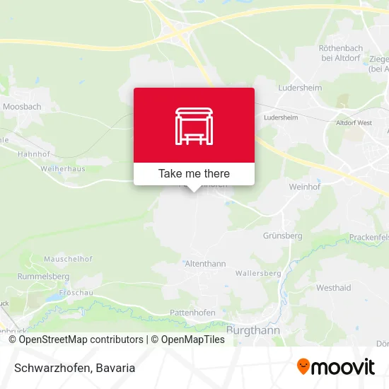 Карта Schwarzhofen