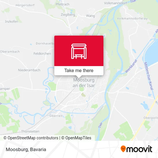 Карта Moosburg